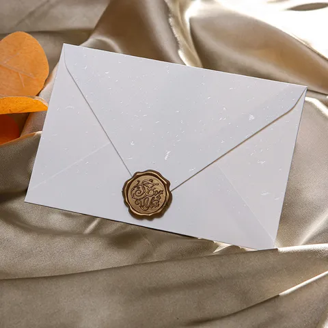 Vintage Snowflake Envelope And Letter Paper Set Retro Chinese Style Special Paper Wax Seal Invitation Card Postcard