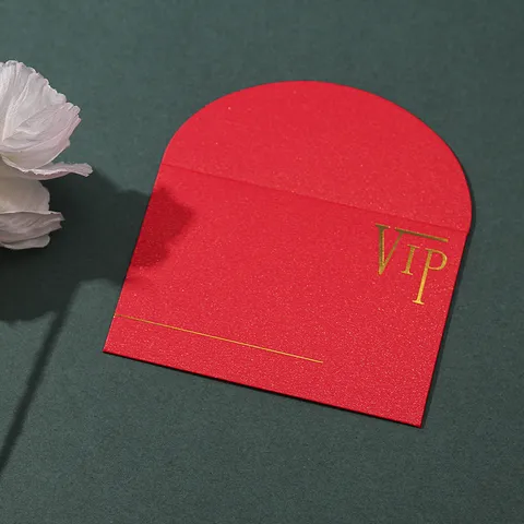 Papier Spécial Mini VIP Enveloppe Porte-Carte Marquage à Chaud Invitation Enveloppe Couverture de Carte de Vœux Fournitures de Bureau