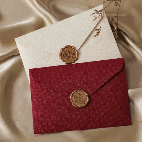 Ensemble Enveloppe et Papier à Lettres Texture Lin Vintage Rétro Papeterie pour Lettres d'Amour Cartes de Vœux Cadeaux d'Anniversaire