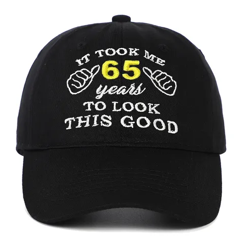 Vintage Washed Cotton Baseball Cap Embroidered Birthday Gift Hat For Men Women Funny Birthday Slogan Sun Hat Adjustable Cap