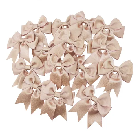 Lazos de Cinta de Poliéster Perlado Lazos Decorativos Para Embalaje de Regalo Envoltura de Flores Manualidades Accesorios de Costura DIY
