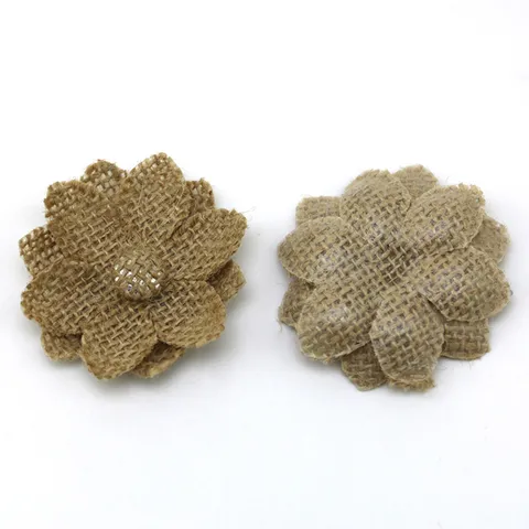 Retro Floral Lace Decorative Patches Craft DIY Polyester Fabric Flower Accessories For Holiday Home Decor