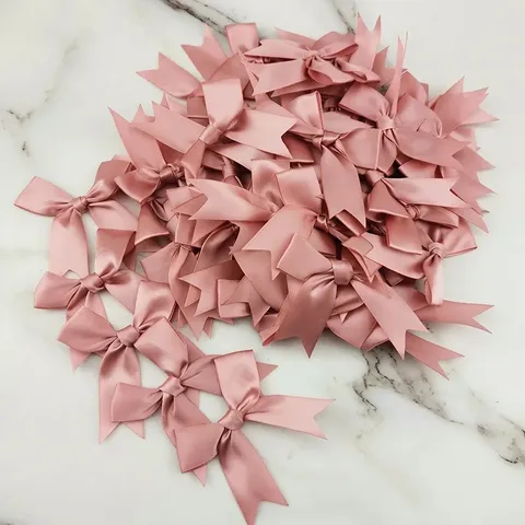 Polyester Ribbon Bows Swallowtail Bowknot For DIY Hair Accessories Wedding Party Decoration Craft Supplies