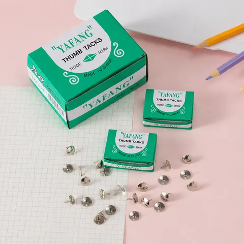 Metal Push Pins Thumb Tacks For Cork Board Office Wall And Home Decoration Assorted Colors Smooth Head Sharp Point