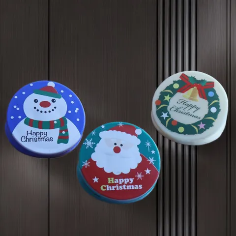 Christmas Acrylic Binder Clips Cute Santa Snowman Wreath Paper Clamp Office School Stationery Desktop Organization Supplies