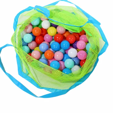 Grand Sac de Plage en Maille Sac Cabas de Voyage Organisateur de Rangement Pliable Pour Jouets d'Enfants Équipement de Natation Piscine Extérieur