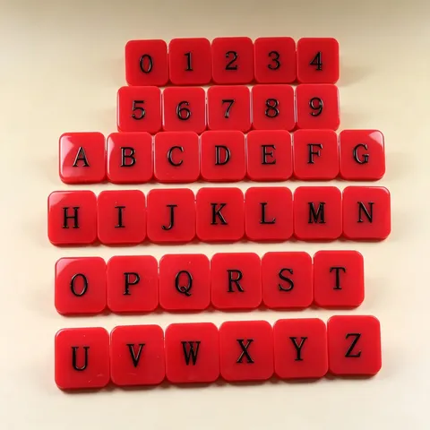 Plastic Letter And Number Sewing Clips Quilting Binding Clips Office Desk Accessories Classification Marker Clips