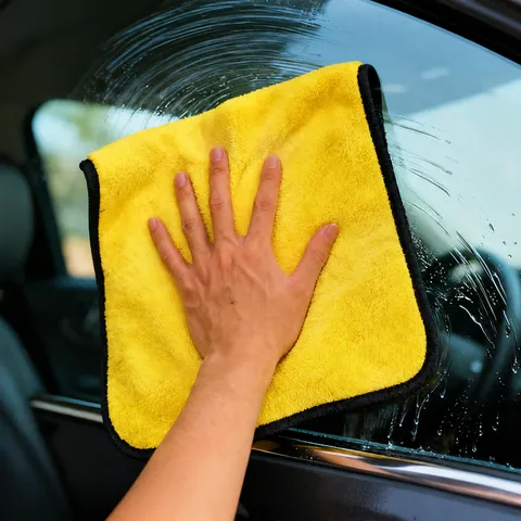 Dickes Korallenfleece Autowaschhandtuch Saugfähiges Mikrofaser Reinigungstuch Für Autopflege Und Haushaltsreinigung