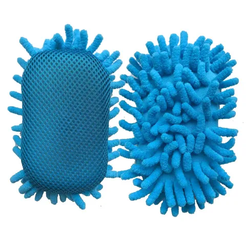 Chenille Cleaning Sponge Double Sided Mesh Blackboard Eraser With Magnet Car Cleaning Sponge For Home Office School
