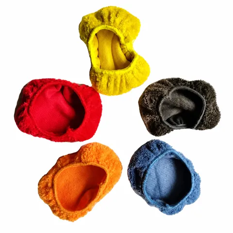 Microfiber Car Window Brush Cleaning Cloth Cover Coral Fleece And Towel Replacement Pads Automotive Care