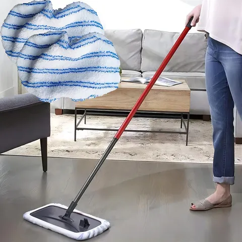 Reusable Microfiber Mop Replacement Pad Flat Mop Cleaning Cloth Washable Floor Cleaning Tool For Household