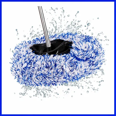 Microfiber Chenille Car Wash Mop Replacement Head Super Absorbent Cleaning Cloth Sleeve Automotive Detailing Tool