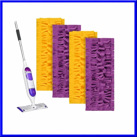 Microfiber Mop Replacement Pads Washable Reusable Cleaning Pad For Flat Mop Floor Cleaning Home Household