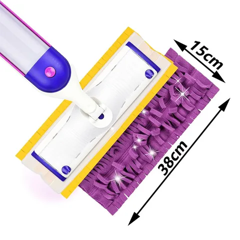 Microfiber Mop Replacement Pads Washable Reusable Cleaning Pad For Flat Mop Floor Cleaning Home Household