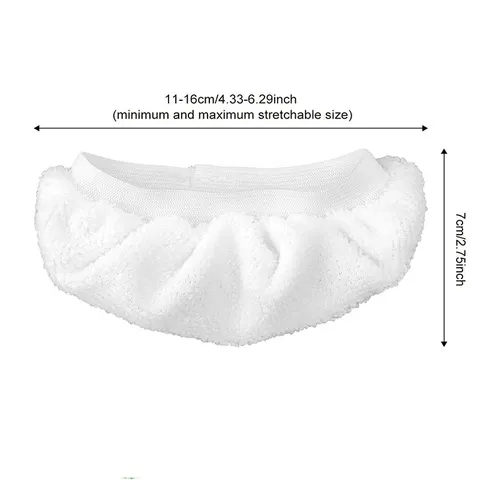 Microfiber Steam Cleaner Replacement Cover Steam Mop Cleaning Cloth Elastic Anti Scald Washable Household Tool