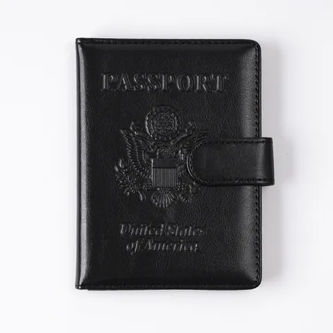 RFID Blocking Multifunctional PU Leather Passport Cover Travel Card Holder Wallet Organizer for Men and Women