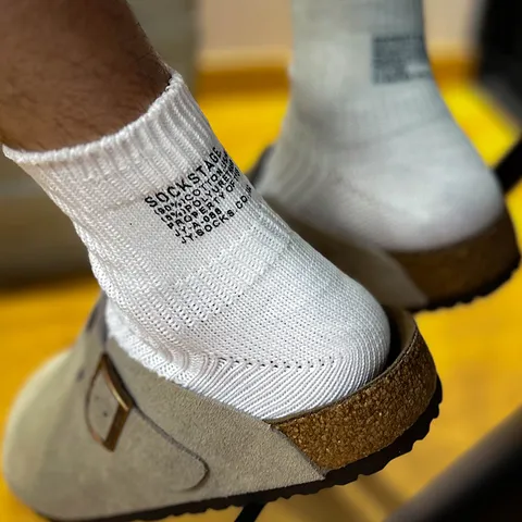 Japanese Style Solid Color Letter Print Short Cotton Socks Casual Unisex Breathable Anti Friction Crew Socks