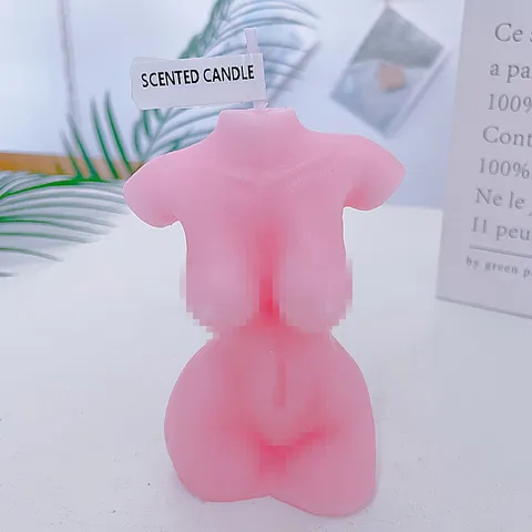 Aromatherapy Soy Wax Candle Female Body Shape Scented Candle Ins Style Creative Home Decor Desktop Ornament Gift