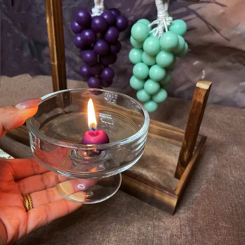 Kreative Traubenbündel Duftkerze Geschenkbox Handgemachte Sojawachs Aromatherapie Kerze Für Geburtstag Party Heimdekoration