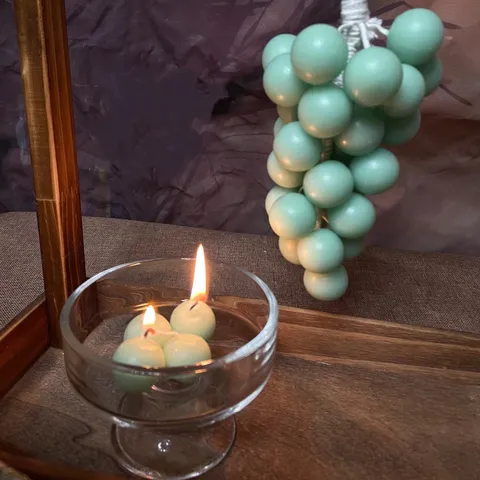 Kreative Traubenbündel Duftkerze Geschenkbox Handgemachte Sojawachs Aromatherapie Kerze Für Geburtstag Party Heimdekoration