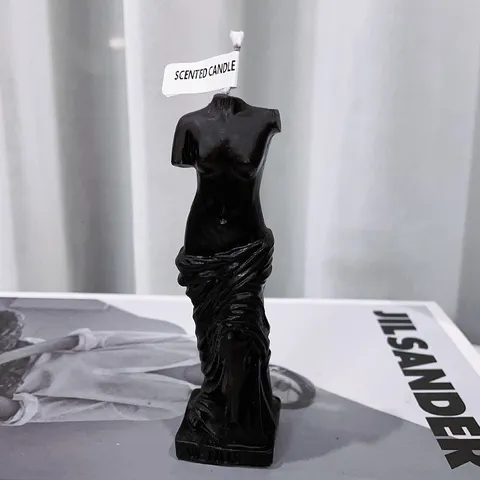 Handmade Venus Statue Scented Candle Greek Goddess Body Art Soy Wax Aromatherapy Candle Home Decor