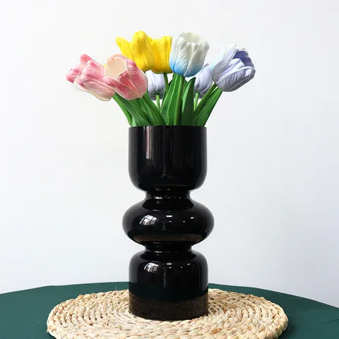 Artificial Tulip Flowers PU Touch Real Artificial Flowers For Home Decor Wedding Party Photography Props Bouquet