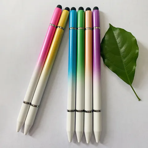 Lápiz Óptico Degradado 3 En 1 Pluma De Pantalla Táctil Capacitiva Magnética Para iPad Tableta Smartphone Accesorio De Escritura Y Dibujo Portátil