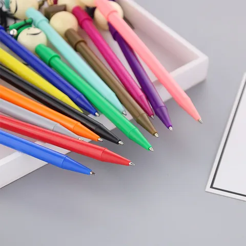 Bolígrafos de Dibujos Animados para Graduación Doctor Multicolor Cara Sonriente Sombrero de Erudito Borla Premio Estudiante Profesor Oficina Regalo