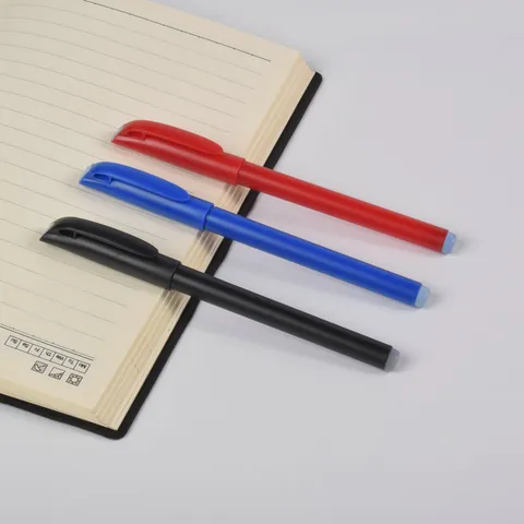 Business Gel Pens 0.5mm Bullet Tip Black Blue Red Ink Signing Pens For Office School Writing Supplies Plastic Matte Body