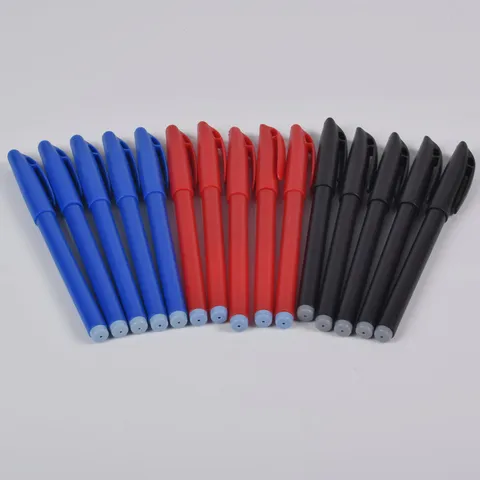 Business Gel Pens 0.5mm Bullet Tip Black Blue Red Ink Signing Pens For Office School Writing Supplies Plastic Matte Body