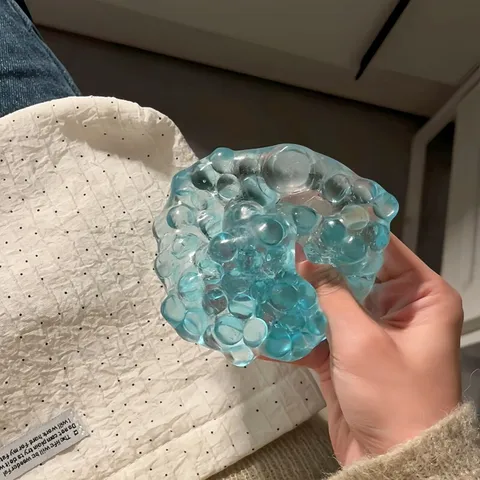 Squishy Μπαλάκι Άγχους Παιχνίδι Αργής Επαναφοράς Pop Beads Χειροποίητο Αισθητηριακό Παιχνίδι για το Γραφείο Σταθεροποιητής Συναισθημάτων Δώρο