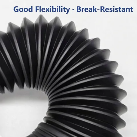 Flexible Car Air Conditioning Ventilation Pipe Corrugated PP Ducting Hose High Elastic Air Duct Extension Connector Accessory