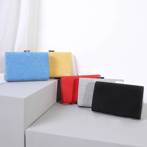 Damen Elegante PU Leder Abend Clutch Mode Bedruckt Kreuzmuster Quadratische Bankett Handtasche Mit Abnehmbarer Metallkette Für Hochzeit Party