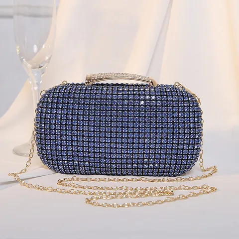 Luxus Strass Abendtasche Für Damen Handgefertigte Vollbesetzte Diamant Clutch Funkelnde Bankett Kleid Brieftasche Umhängetasche Party