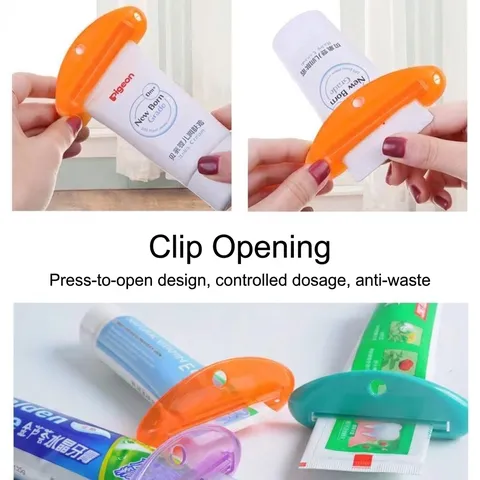 Manual Toothpaste Squeezer Tube Wringer Extractor For Hand Cream Facial Cleanser Bathroom Accessories Waste Reduction