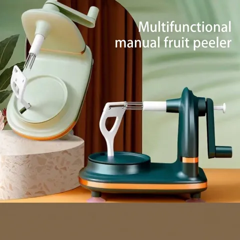 Manueller Handkurbel Apfelschäler Maschine Für Die Küche Obstschäler Slicer Mit Saugnapfboden Langlebige Edelstahlklingen Schäler