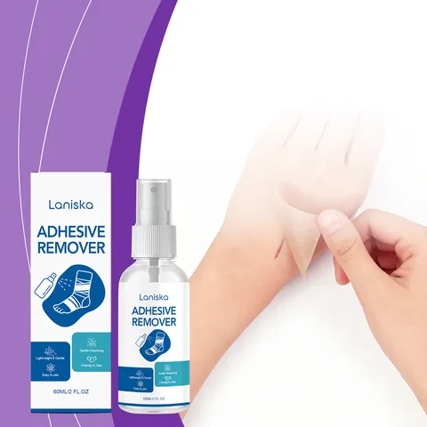 LANISKA Adhesive Remover Spray Gentle Adhesive Dissolving Spray For Medical Tape Skin Residue Cleaning Care
