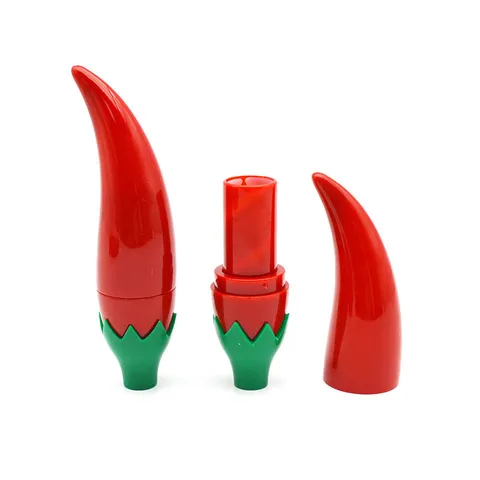 Estuche Portátil para Guardar Agujas con Forma de Chile Creativo Tubo Estilo Lápiz Labial Organizador de Caja de Agujas de Coser para Accesorios de Costura