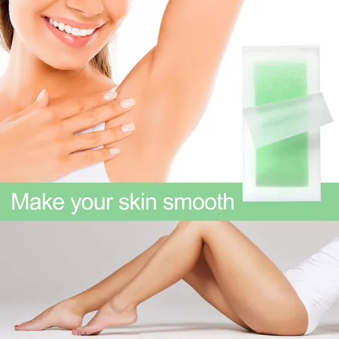 EELHOE Hair Removal Wax Strips For Body Legs Arms Axillary Lip Gentle Fast Peel Off Wax Strips Hair Remover Set With Cleaning Wipes