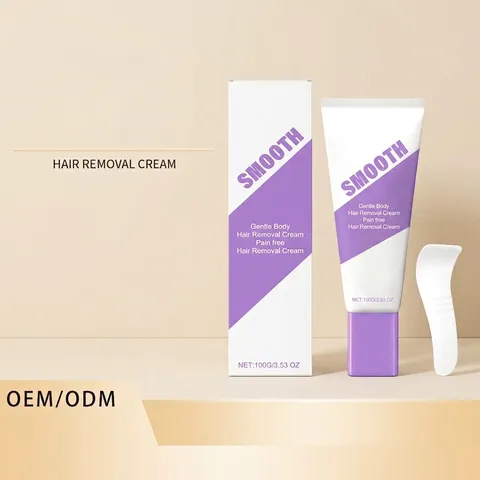 Crème Épilatoire Douce Pour Le Corps Ensemble Crème Soin Hydratant Nourrissant Sans Douleur Avec Outil Spatule Pour Unisexe