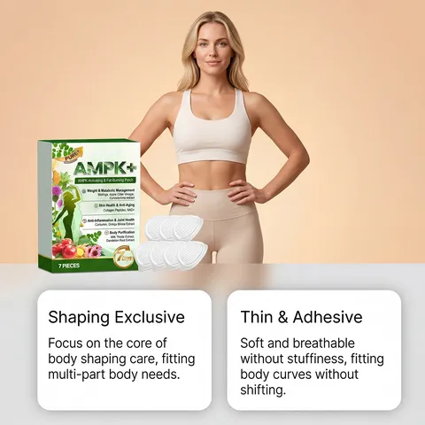 AMPK+ Patch de Soin du Corps Activant Support Métabolique Brûle-Graisse Hydratant Avec Extraits Naturels