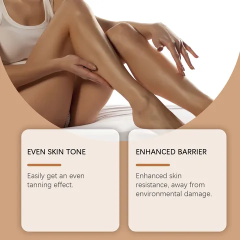 Crema Bronceadora Gradual para el Cuerpo Loción Hidratante Autobronceadora para el Cuidado de la Piel en Verano