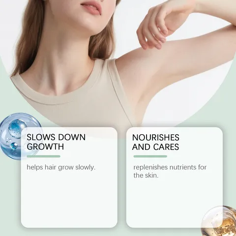 OceAura Gentle Aloe Vera Hair Removal Cream For Legs Arms Body Smooth Skin Soothing Cream With Scraper Tool