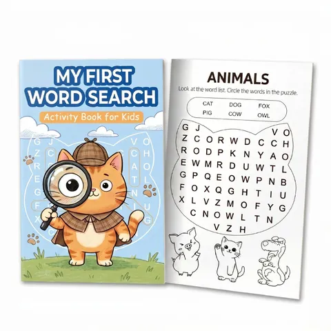 Kinder Englisch Wortsuche Malbuch Frühe Pädagogische Alphabet Rechtschreibung Labyrinth Sudoku Aktivität Notizbuch Papier Puzzle Buch Für Kinder Lernen