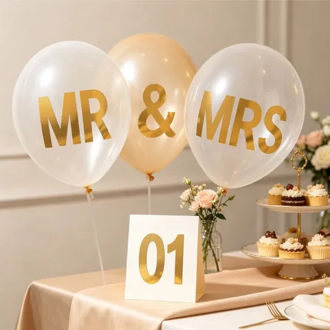 Metallic Gold Silver Alphabet Number Stickers Waterproof Vinyl Decals For Wedding Party Festival Decoration Archive Labeling DIY Crafts