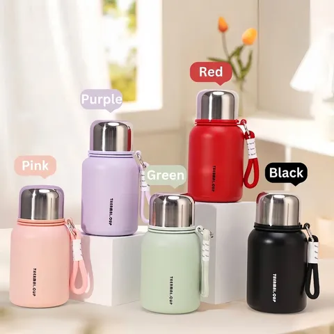316 Stainless Steel Vacuum Insulated Cup With Portable Handle Matte Leak-proof Coffee Water Mug For Travel School Office