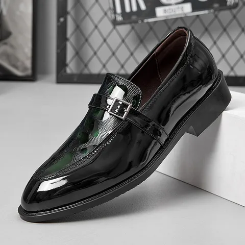 Herren Business Formelle Abendschuhe Spitze Zehe Leder Oxford Schuhe Slip On Hochzeit Schuhe Große Größen Schuhe