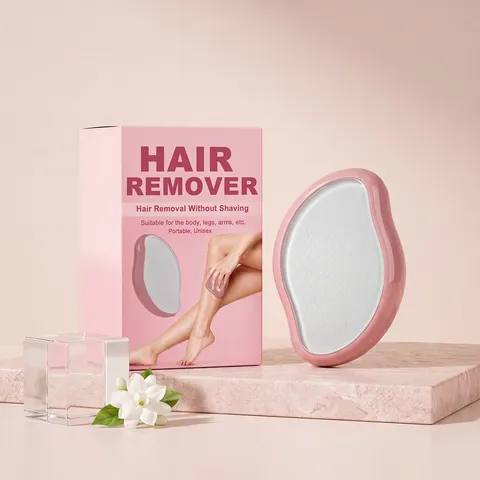 Portable Crystal Hair Eraser Painless Physical Hair Remover Reusable Body Hair Removal Tool for Legs Arms Smooth Skin