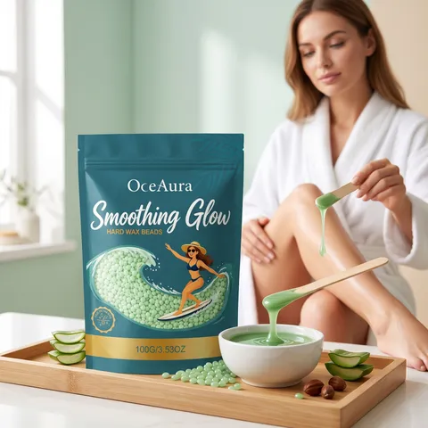 Aloe Vera Hard Wax Beans For Painless Hair Removal Natural Waxing Beads For Legs Body Care Smooth Skin
