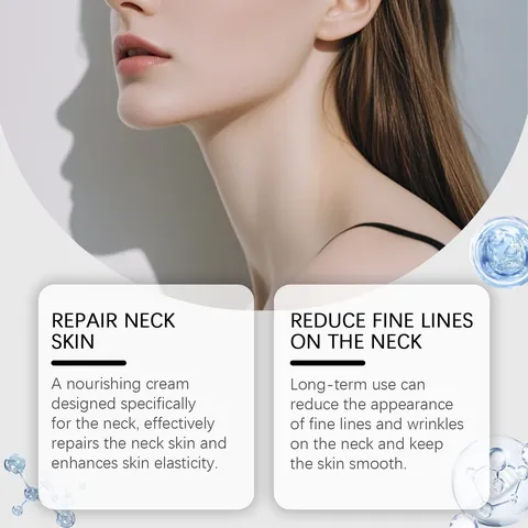 Collagen Neck Cream Roller Massager Firming Anti Aging Moisturizing Skin Care Anti Wrinkle Neck Skin Treatment For Women